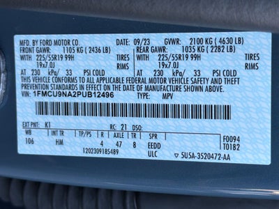 2023 Ford Escape ST-Line Select