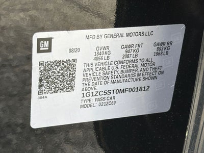 2021 Chevrolet Malibu LS 1FL
