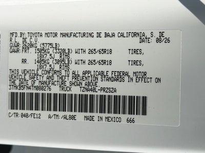 2026 Toyota Tacoma TRD Sport