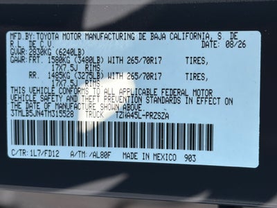 2026 Toyota Tacoma TRD Off-Road