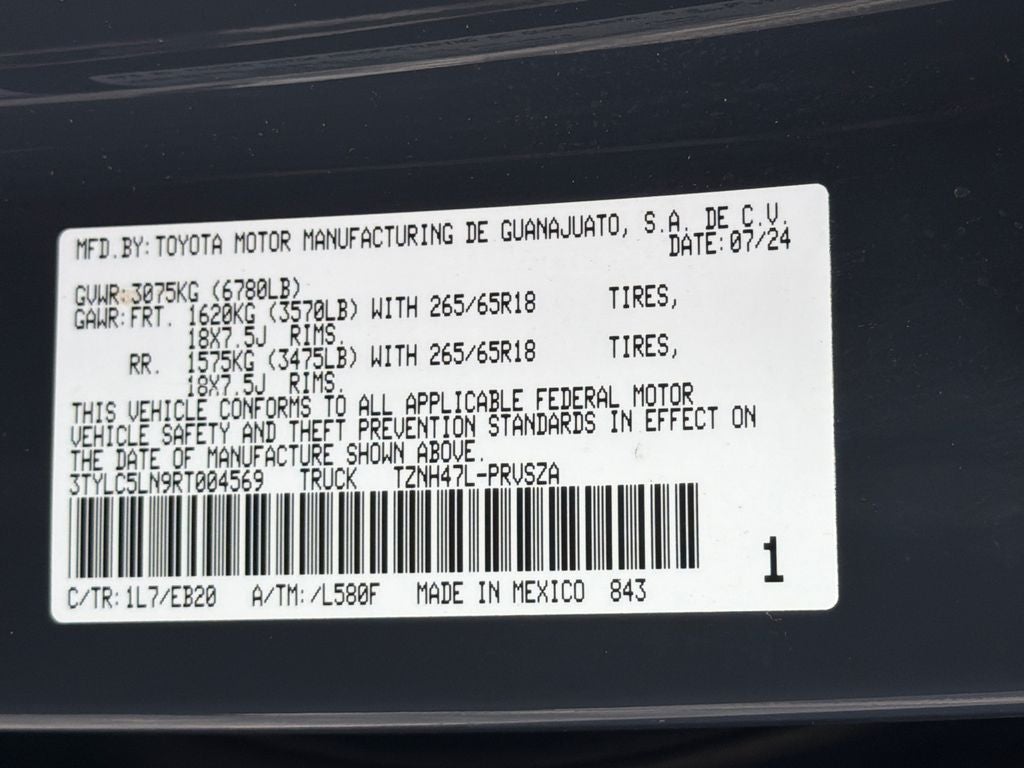 2024 Toyota Tacoma Hybrid Limited