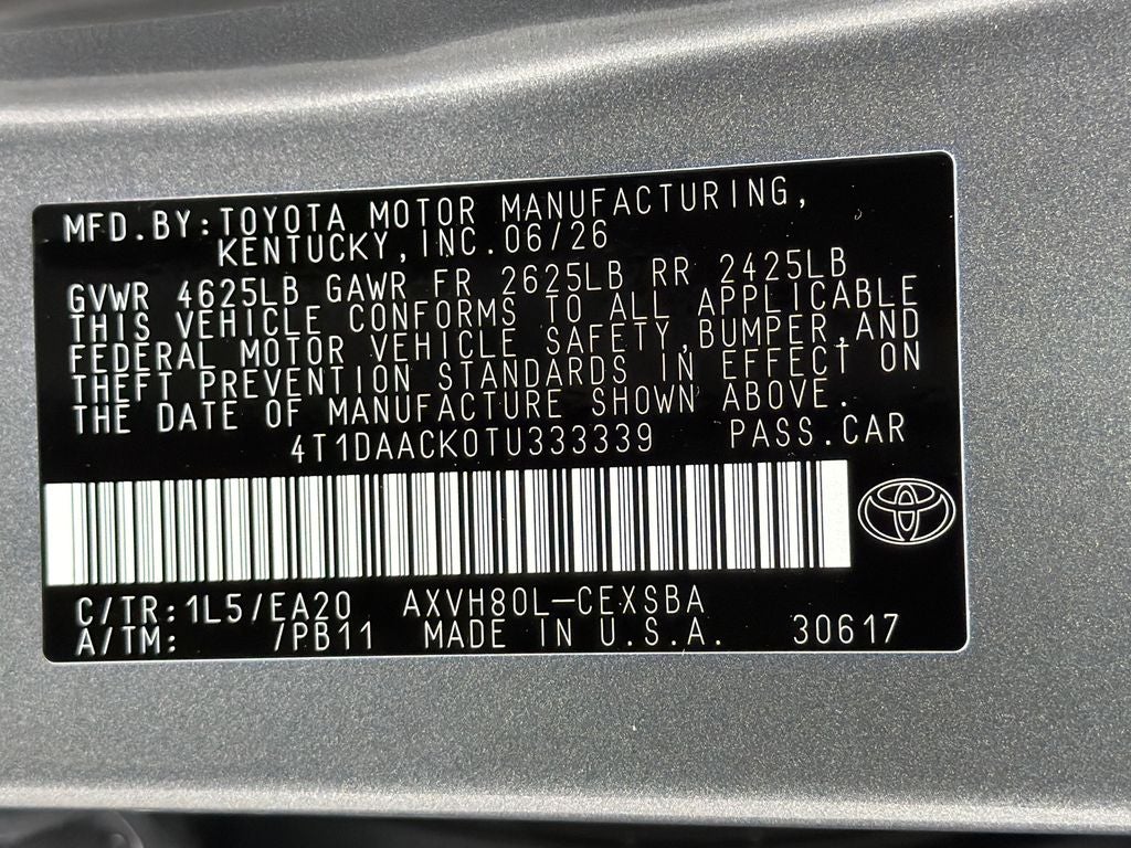 2026 Toyota Camry Base