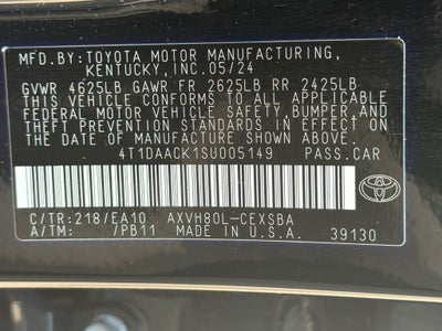 2025 Toyota Camry SE