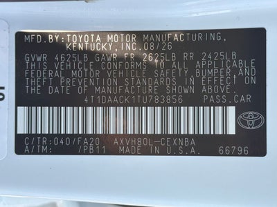 2026 Toyota Camry LE