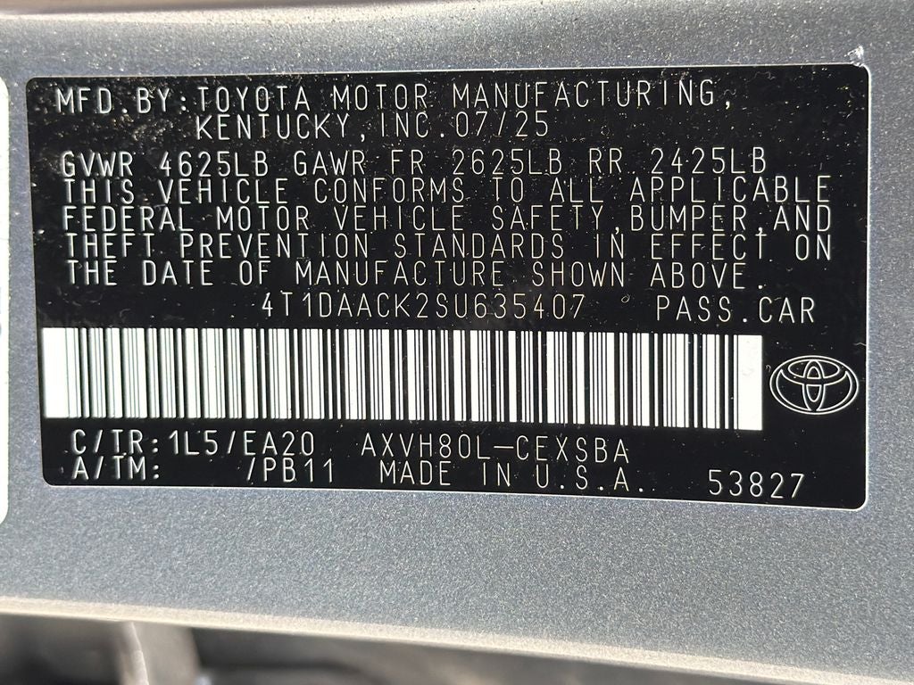 2025 Toyota Camry SE