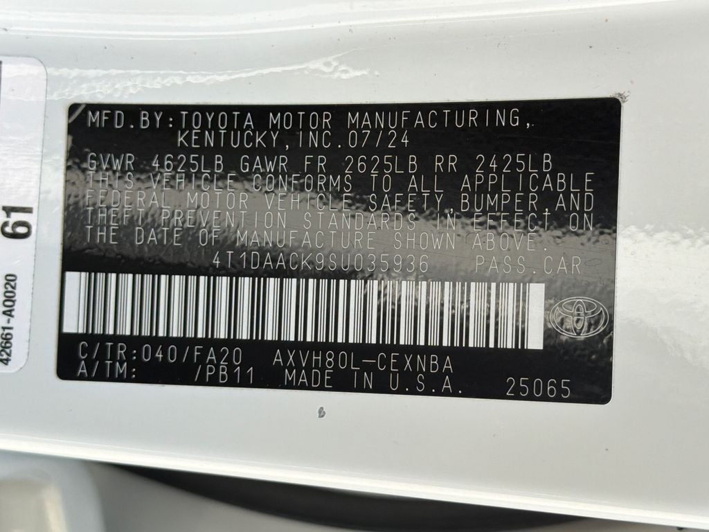 2025 Toyota Camry LE