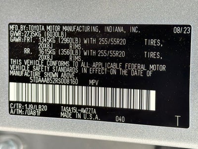 2024 Toyota Grand Highlander Platinum