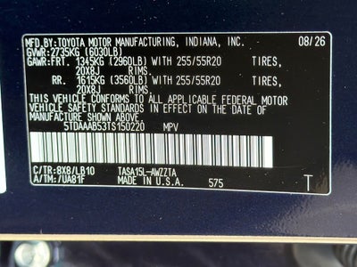 2026 Toyota Grand Highlander Platinum