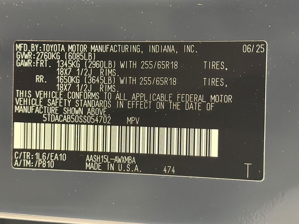 2025 Toyota Grand Highlander Hybrid XLE