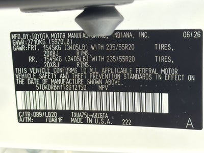 2026 Toyota Highlander Base