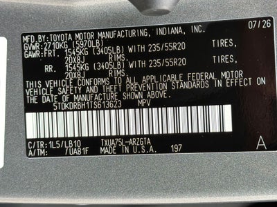 2026 Toyota Highlander Limited