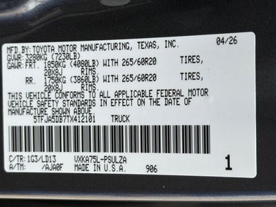 2026 Toyota Tundra Limited