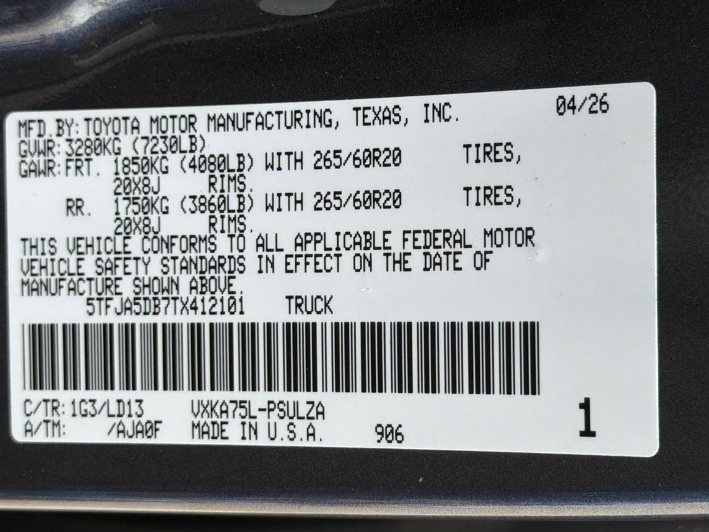 2026 Toyota Tundra Limited