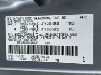2026 Toyota Tundra Limited