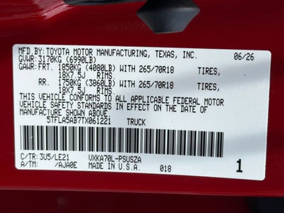 2026 Toyota Tundra SR5
