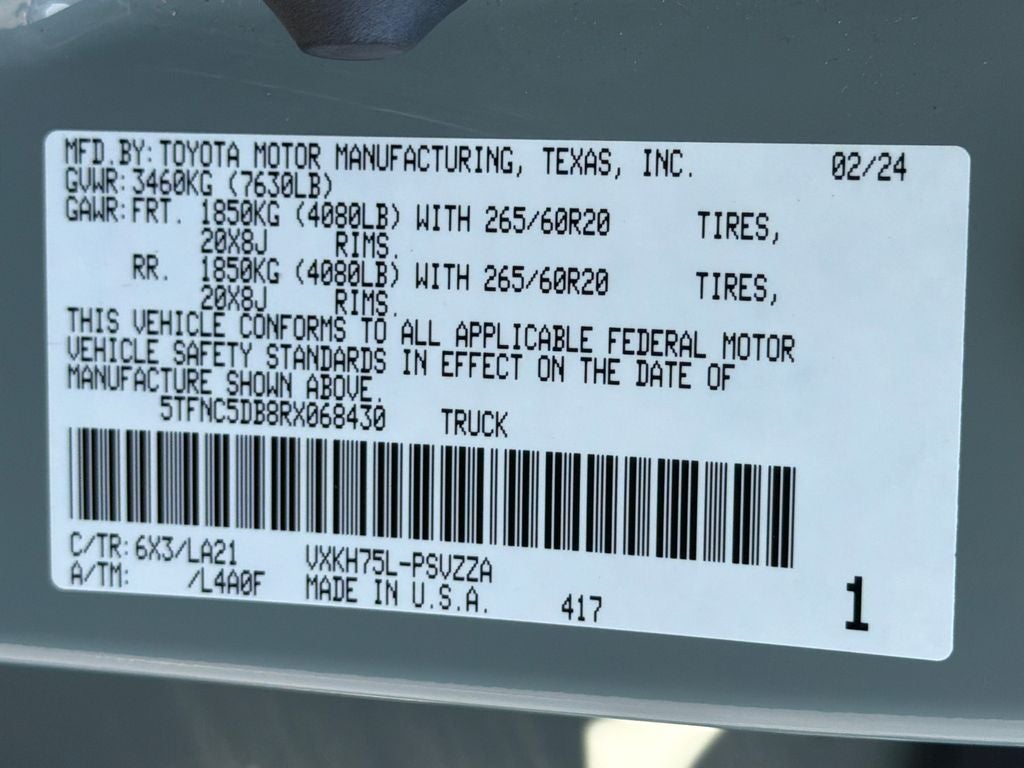 2024 Toyota Tundra Hybrid Platinum