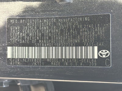 2025 Toyota Corolla LE