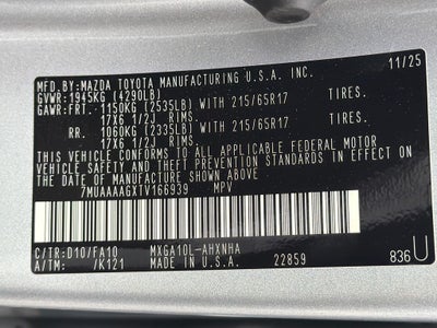 2026 Toyota Corolla Cross L