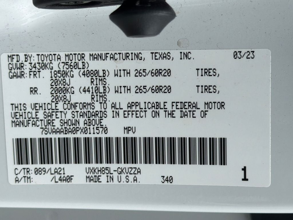 2023 Toyota Sequoia Platinum