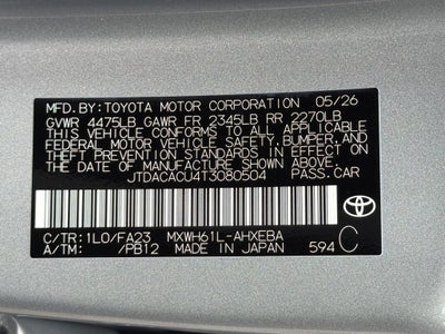 2026 Toyota Prius Plug-In Hybrid SE
