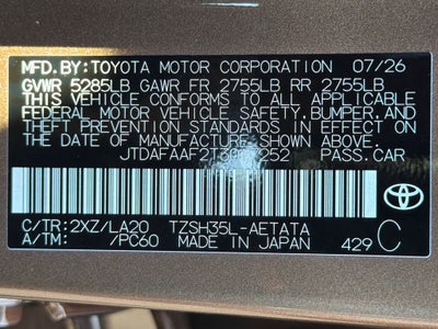2026 Toyota Crown Platinum