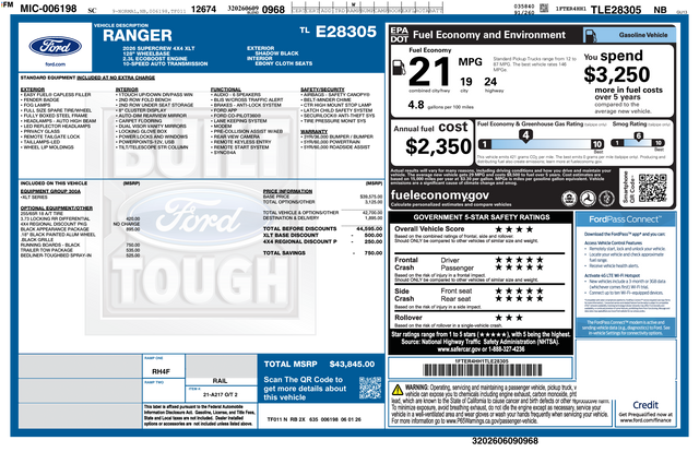 2026 Ford Ranger XLT