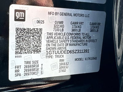 2025 GMC Sierra 1500 SLT