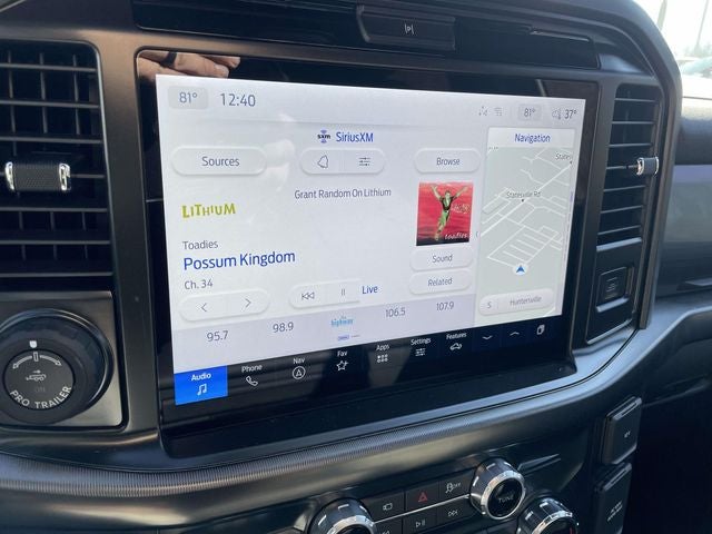 2025 Ford F-150 Lariat BLACK WIDOW by FOX FACTORY