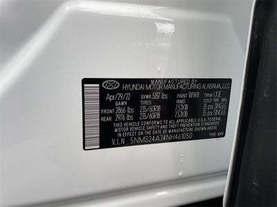 2022 Hyundai Santa Fe SEL