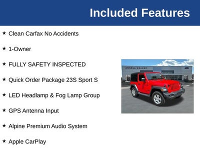 2023 Jeep Wrangler Sport S
