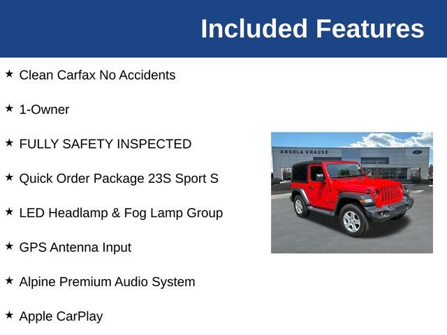 2023 Jeep Wrangler Sport S