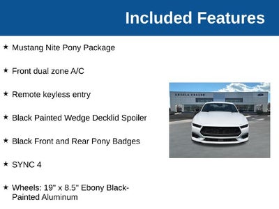 2026 Ford Mustang EcoBoost