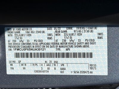 2022 Ford Escape S