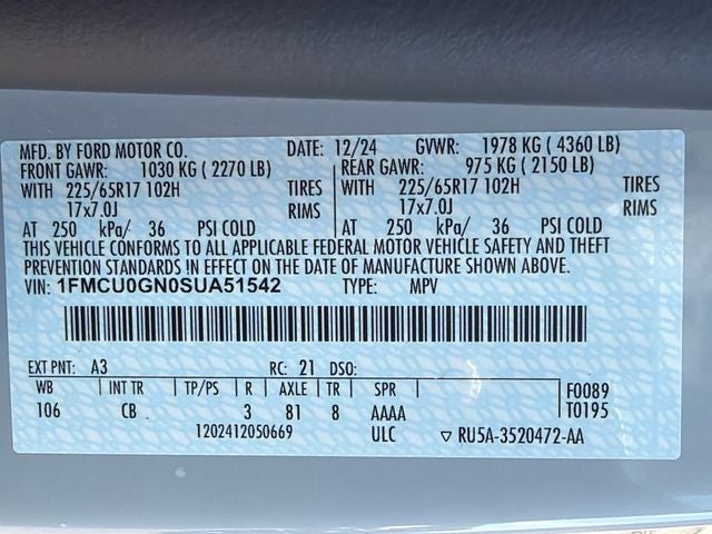 2025 Ford Escape Active