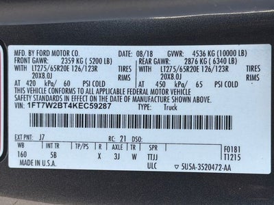 2019 Ford F-250SD Lariat
