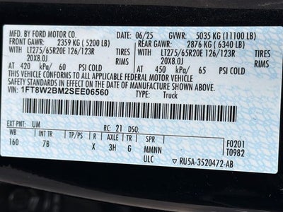 2025 Ford F-250SD Platinum