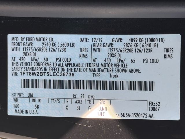 2020 Ford F-250SD Lariat