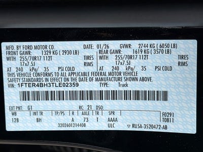 2026 Ford Ranger XL