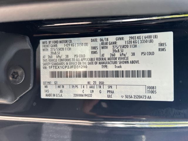 2018 Ford F-150 XL