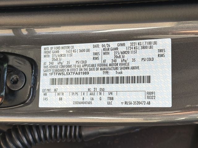 2026 Ford F-150 Lariat