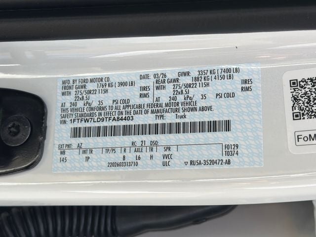 2026 Ford F-150 Platinum