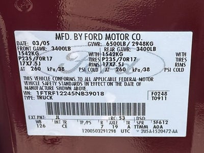 2005 Ford F-150 Base
