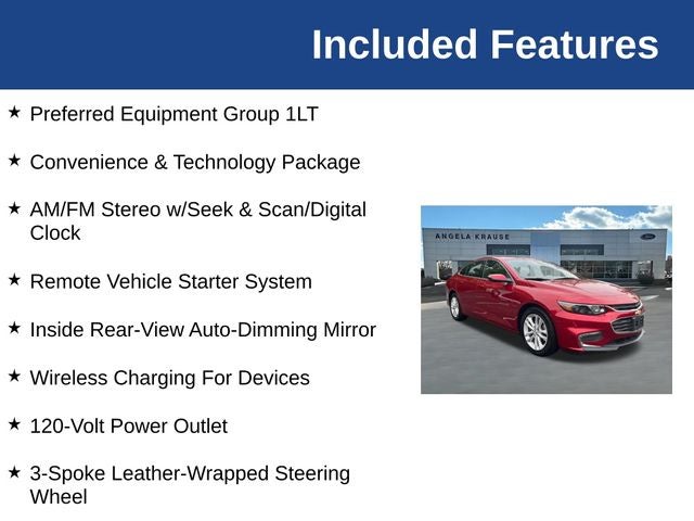 2016 Chevrolet Malibu LT 1LT