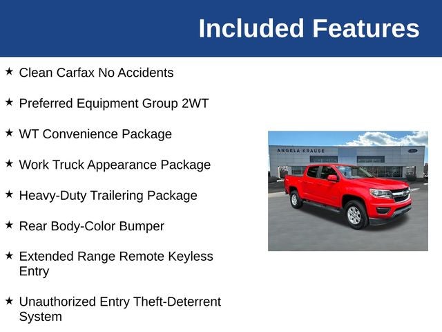 2017 Chevrolet Colorado Work Truck