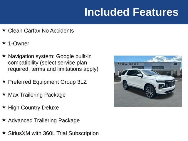 2025 Chevrolet Tahoe High Country