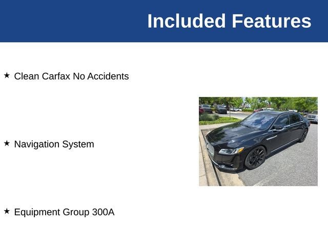 2019 Lincoln Continental Reserve