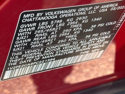 2023 Volkswagen Atlas Cross Sport 3.6L V6 SEL Premium R-Line
