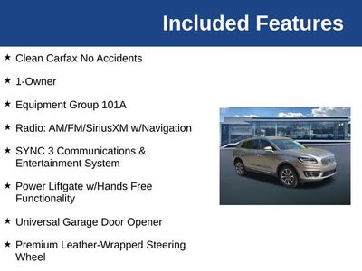 2020 Lincoln Nautilus Standard