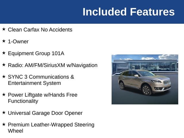 2020 Lincoln Nautilus Standard