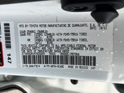 2022 Toyota Tacoma SR